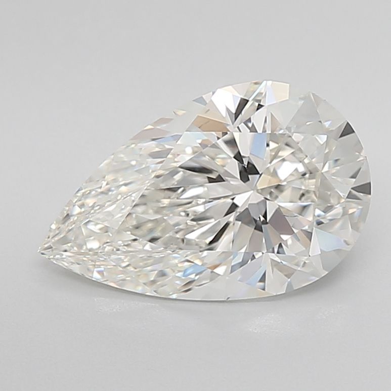 Lab Grown Diamond Lab-grown 3,15Ct H-IF Pear - IGILG634473135 1