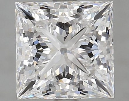 Lab Grown Diamond Lab-grown 3,24Ct D-FL Princess - IGILG791609670 1