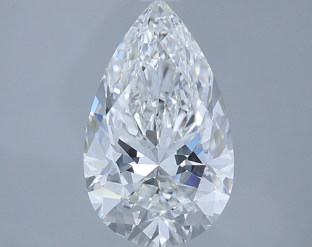 Lab Grown Diamond Lab-grown 2,71Ct F-VS1 Pear - IGILG799683865 1