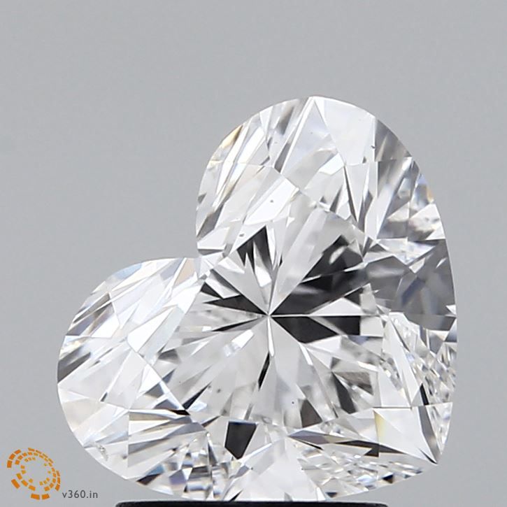 Lab Grown Diamond Lab-grown 2,54Ct F-VS2 Heart - GIA1488150463 1