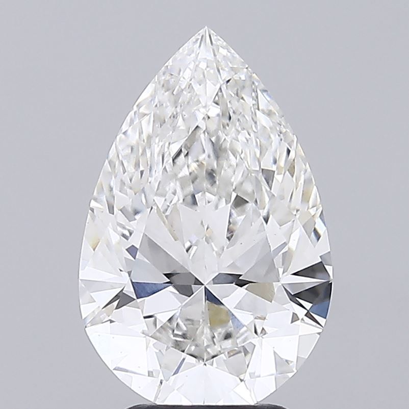 Lab Grown Diamond Lab-grown 3,7Ct F-VS1 Pear - IGILG810644709 1