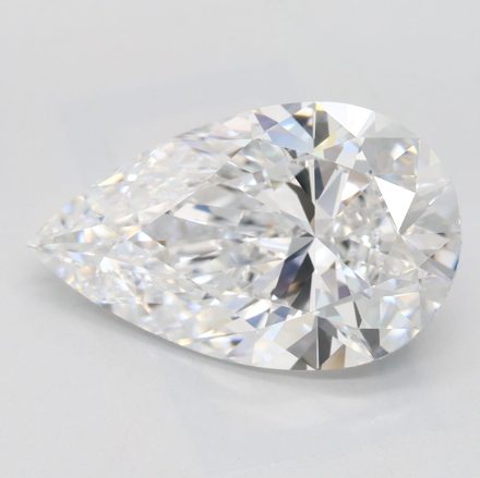 Lab Grown Diamond Lab-grown 3,21Ct D-IF Pear - IGILG732520769 1