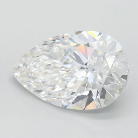 Lab Grown Diamond Lab-grown 3,04Ct D-IF Pear - IGILG768631120 1