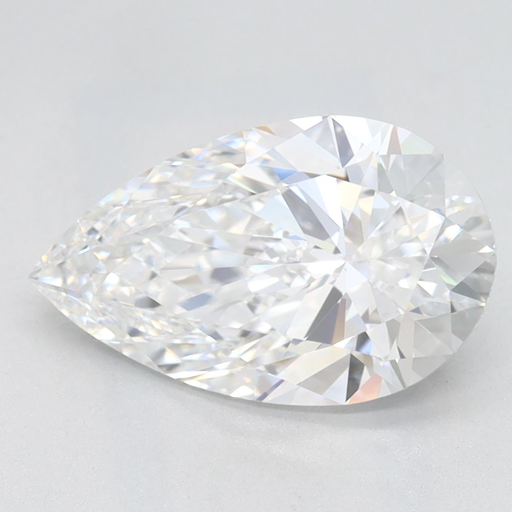 Lab Grown Diamond Lab-grown 2,1Ct D-VVS1 Pear - GIA2494527306 1