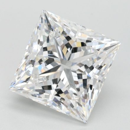 Lab Grown Diamond Lab-grown 3,16Ct D-IF Princess - IGILG744514201 1