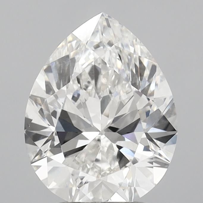 Lab Grown Diamond Lab-grown 2,5Ct F-VVS2 Pear - IGILG737512221 1