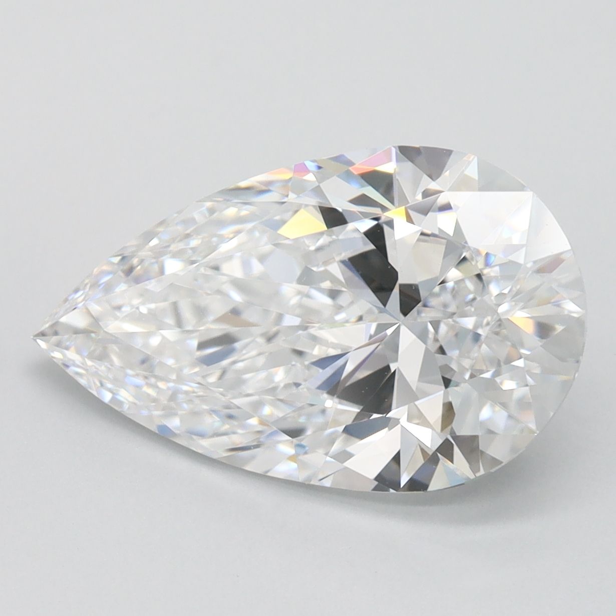 Lab Grown Diamond Lab-grown 3,03Ct D-IF Pear - IGILG768631045 1