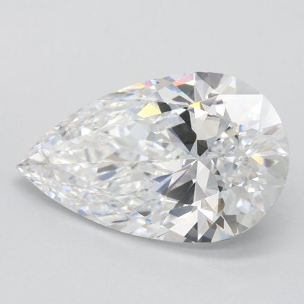 Lab Grown Diamond Lab-grown 3,03Ct D-IF Pear - IGILG768631045 1