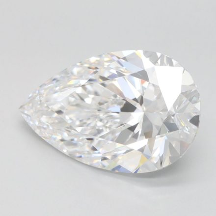 Lab Grown Diamond Lab-grown 3,06Ct D-FL Pear - IGILG768632279 1