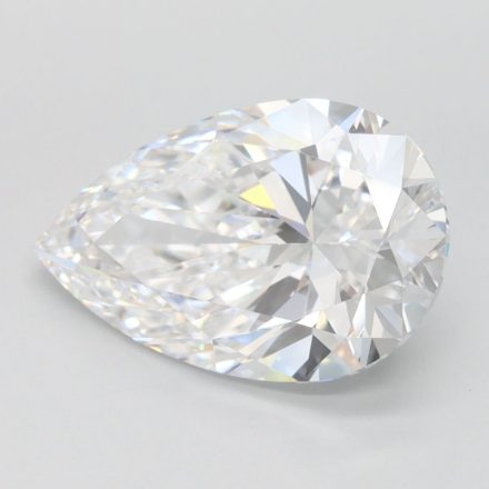Lab Grown Diamond Lab-grown 3,15Ct D-FL Pear - IGILG780661636 1