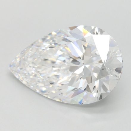 Lab Grown Diamond Lab-grown 3,18Ct D-FL Pear - IGILG780661637 1