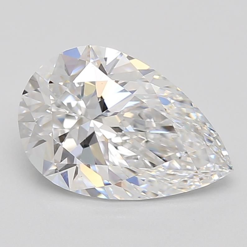 Lab Grown Diamond Lab-grown 2,1Ct D-IF Pear - GIA2504848107 1
