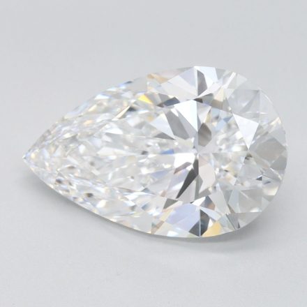 Lab Grown Diamond Lab-grown 3,12Ct D-FL Pear - IGILG800677563 1