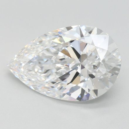 Lab Grown Diamond Lab-grown 3,18Ct D-FL Pear - IGILG800677564 1