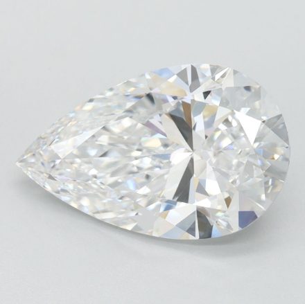 Lab Grown Diamond Lab-grown 3,36Ct D-IF Pear - IGILG744515006 1