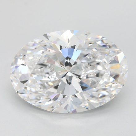 Lab Grown Diamond Lab-grown 3,8Ct D-FL Oval - IGILG784645346 1
