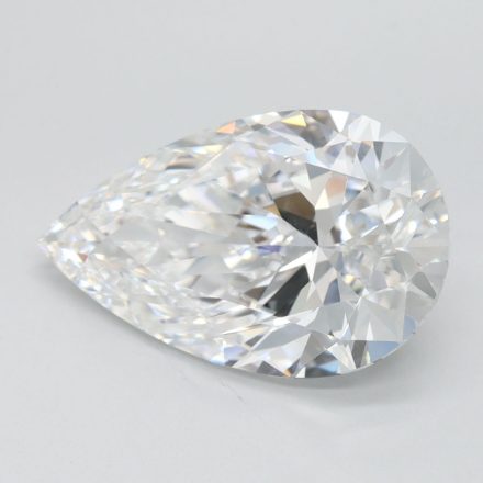Lab Grown Diamond Lab-grown 3,18Ct D-FL Pear - IGILG784645743 1