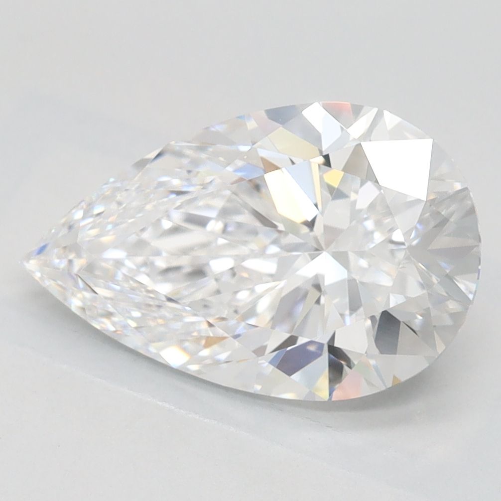 Lab Grown Diamond Lab-grown 2,1Ct D-IF Pear - IGILG729566283 1