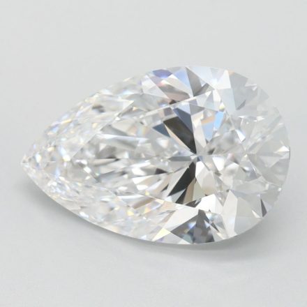Lab Grown Diamond Lab-grown 3,25Ct D-FL Pear - IGILG744514456 1