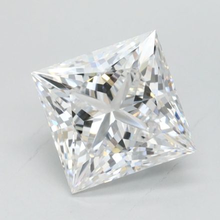 Lab Grown Diamond Lab-grown 2,1Ct D-IF Princess - IGILG784642046 1