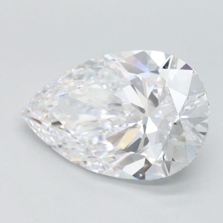 Lab Grown Diamond Lab-grown 3,13Ct D-FL Pear - IGILG768632013 1
