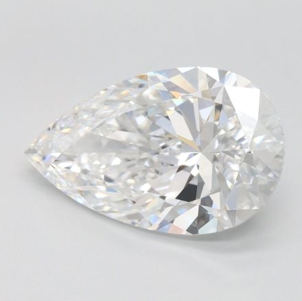 Lab Grown Diamond Lab-grown 3Ct D-FL Pear - IGILG768631937 1