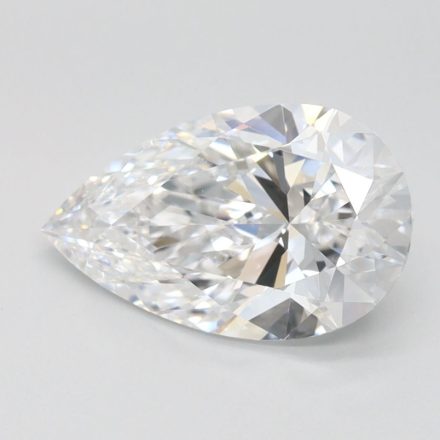 Lab Grown Diamond Lab-grown 1,63Ct D-IF Pear - IGILG768632176 1