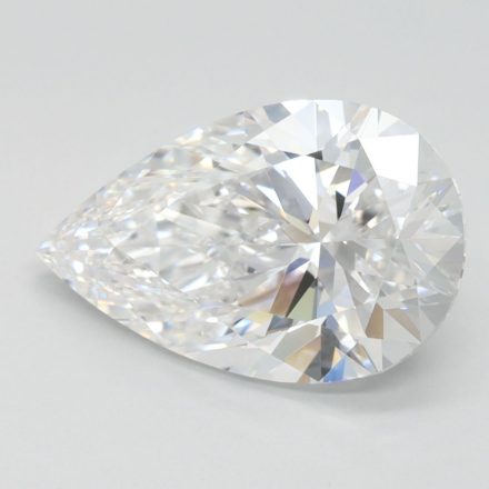 Lab Grown Diamond Lab-grown 2,8Ct D-FL Pear - IGILG768632707 1