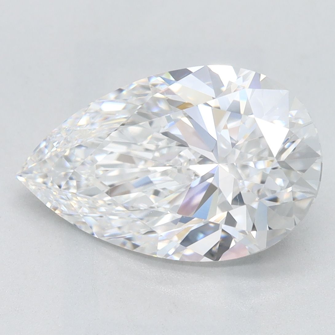 Lab Grown Diamond Lab-grown 2,7Ct D-VVS1 Pear - GIA6501520810 1