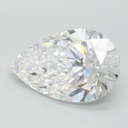 Lab Grown Diamond Lab-grown 3,09Ct D-FL Pear - IGILG780662265 1