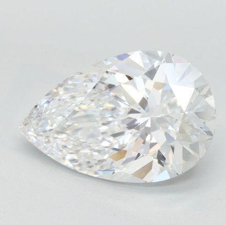 Lab Grown Diamond Lab-grown 3,71Ct D-IF Pear - IGILG700540794 1