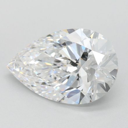 Lab Grown Diamond Lab-grown 3,12Ct D-FL Pear - IGILG784646294 1