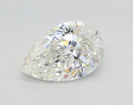 Lab Grown Diamond Lab-grown 3,2Ct F-VS2 Pear - IGILG634446660 1