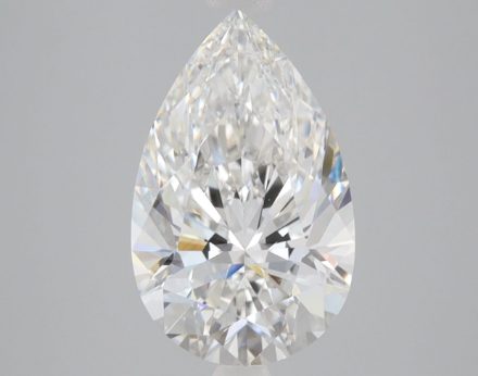 Lab Grown Diamond Lab-grown 3,14Ct F-VS1 Pear - GIA7441878680 1