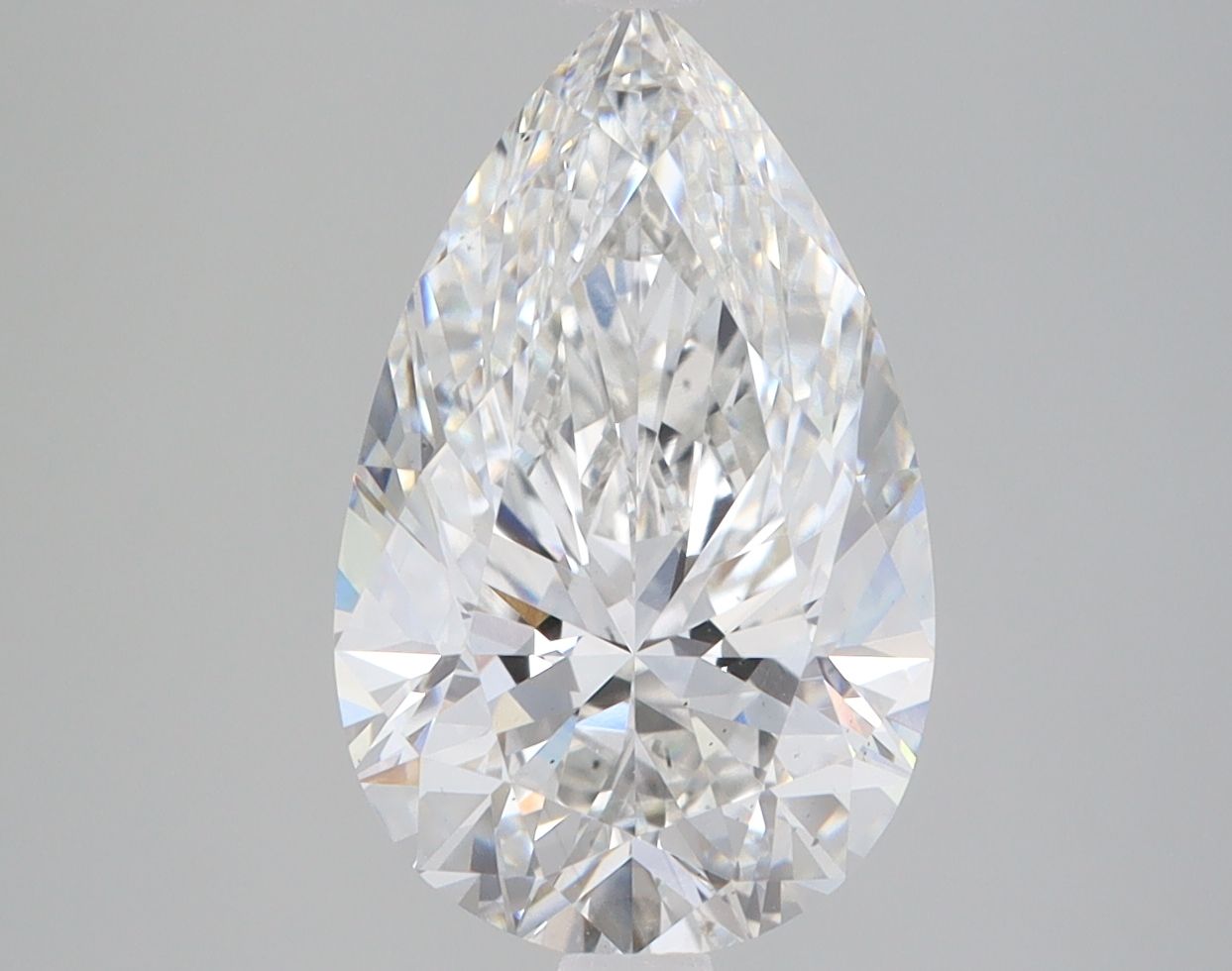 Lab Grown Diamond Lab-grown 3,42Ct F-VS2 Pear - GIA7458633275 1