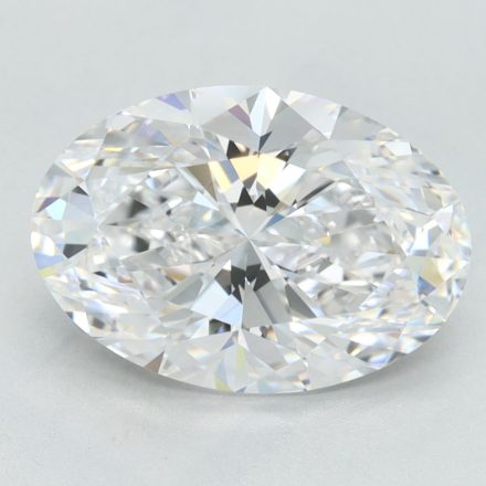 Lab Grown Diamond Lab-grown 3,08Ct D-VVS1 Oval - GIA6502520723 1