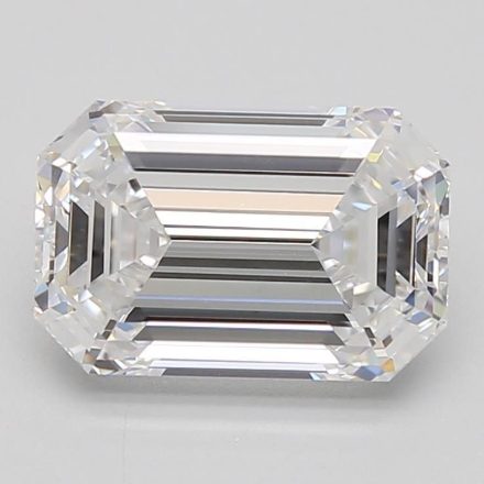 Lab Grown Diamond Lab-grown 2,62Ct D-IF Emerald - GIA6502703725 1