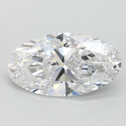 Lab Grown Diamond Lab-grown 2,87Ct D-FL Oval - IGILG784642926 1