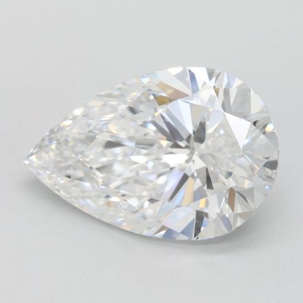 Lab Grown Diamond Lab-grown 3,18Ct D-FL Pear - IGILG784642978 1