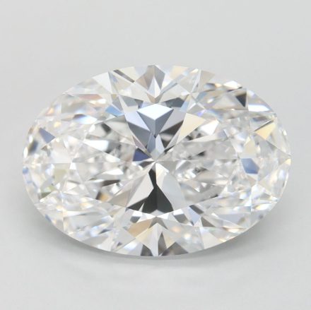 Lab Grown Diamond Lab-grown 4,08Ct D-FL Oval - IGILG780661628 1