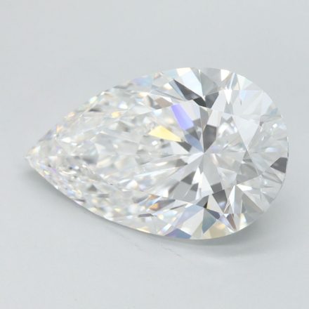 Lab Grown Diamond Lab-grown 3,16Ct D-FL Pear - IGILG780665502 1