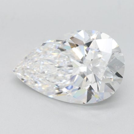 Lab Grown Diamond Lab-grown 3,06Ct D-FL Pear - IGILG804660286 1