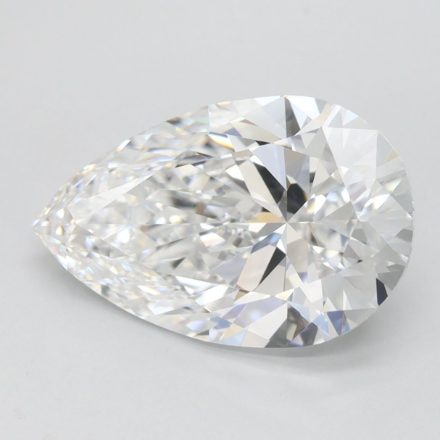 Lab Grown Diamond Lab-grown 3,11Ct D-FL Pear - IGILG780665501 1