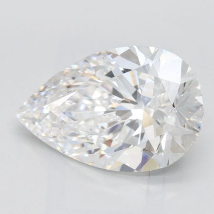 Lab Grown Diamond Lab-grown 3,07Ct D-VVS1 Pear - GIA7531641673 1