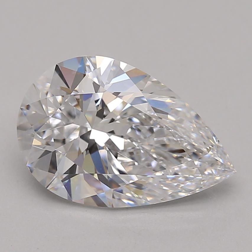 Lab Grown Diamond Lab-grown 2,61Ct D-IF Pear - GIA1518650700 1