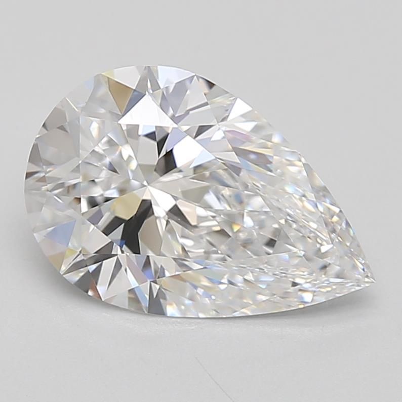 Lab Grown Diamond Lab-grown 2,02Ct D-IF Pear - GIA7518929593 1