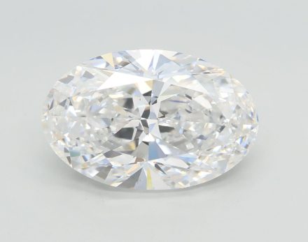 Lab Grown Diamond Lab-grown 3,71Ct D-VS1 Oval - GIA7493422368 1