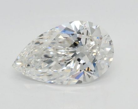 Lab Grown Diamond Lab-grown 2,7Ct E-VVS2 Pear - GIA7508051091 1