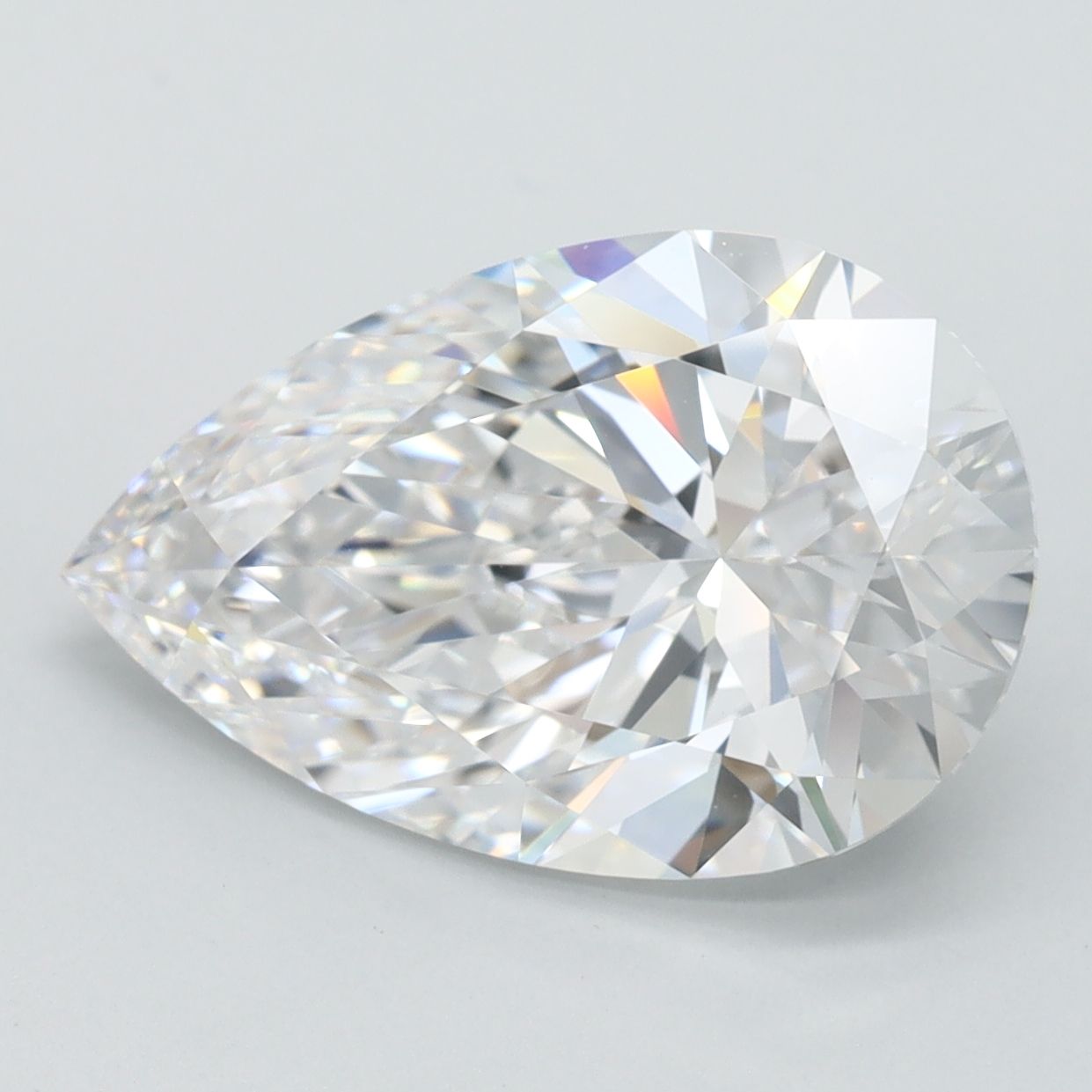 Lab Grown Diamond Lab-grown 3,68Ct D-IF Pear - IGILG768631122 1