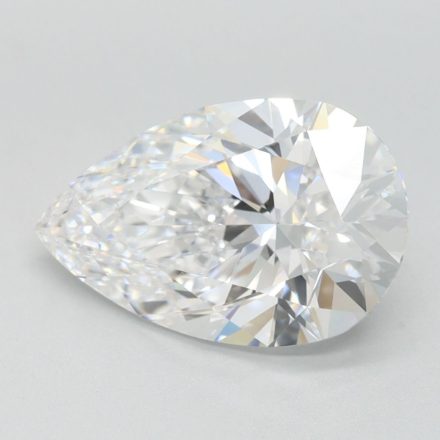 Lab Grown Diamond Lab-grown 3Ct D-FL Pear - IGILG804665270 1